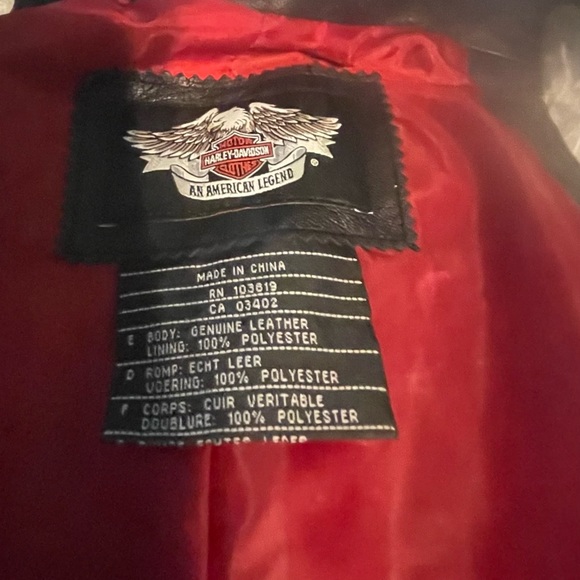 Harley-Davidson Vest embroidered and studded - Picture 7 of 17